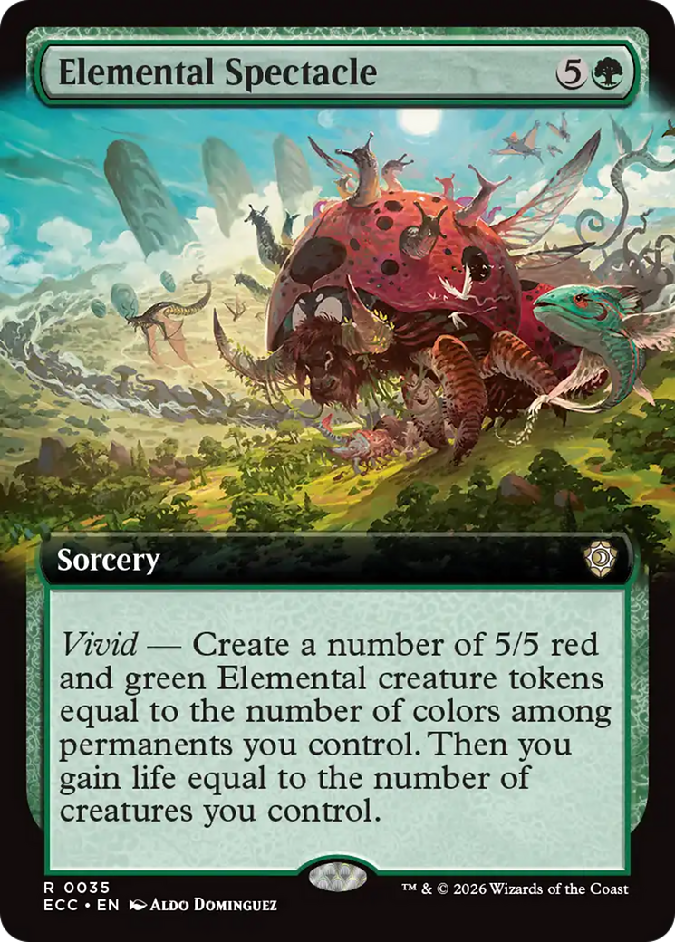 Elemental Spectacle (Extended Art) [Lorwyn Eclipsed Commander] | Exor Games Truro