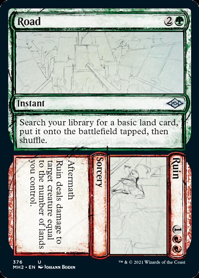 Road // Ruin (Sketch) [Modern Horizons 2] | Exor Games Truro