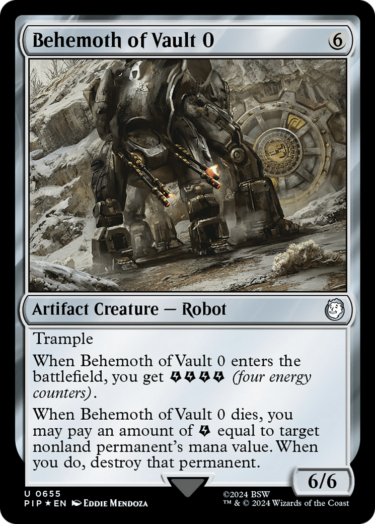 Behemoth of Vault 0 (Surge Foil) [Fallout] | Exor Games Truro