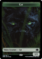 Goblin // Cat (008) Double-Sided Token [Dominaria Remastered Tokens] | Exor Games Truro