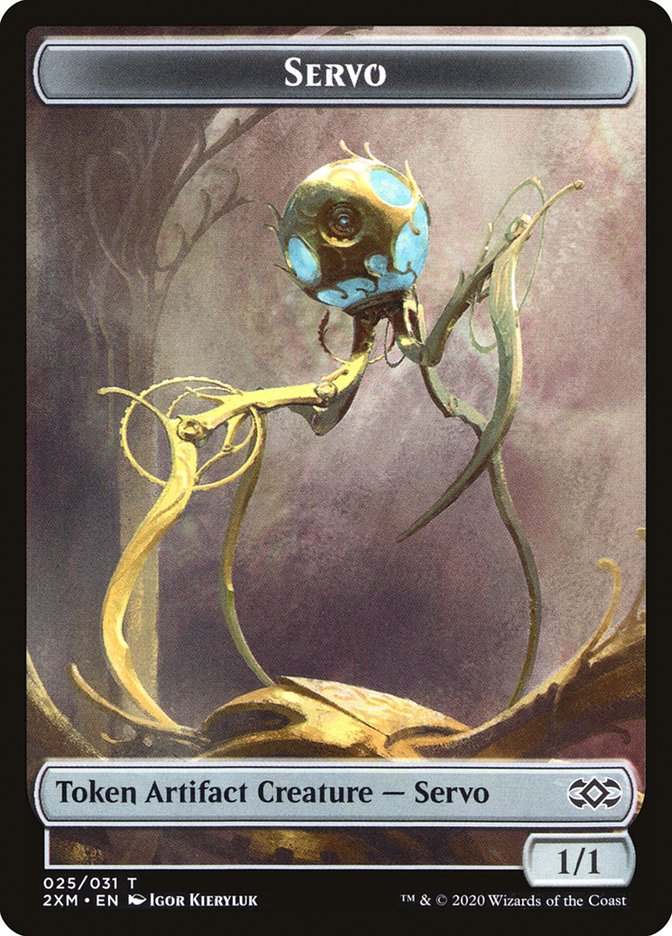 Eldrazi Spawn // Servo Double-Sided Token [Double Masters Tokens] | Exor Games Truro