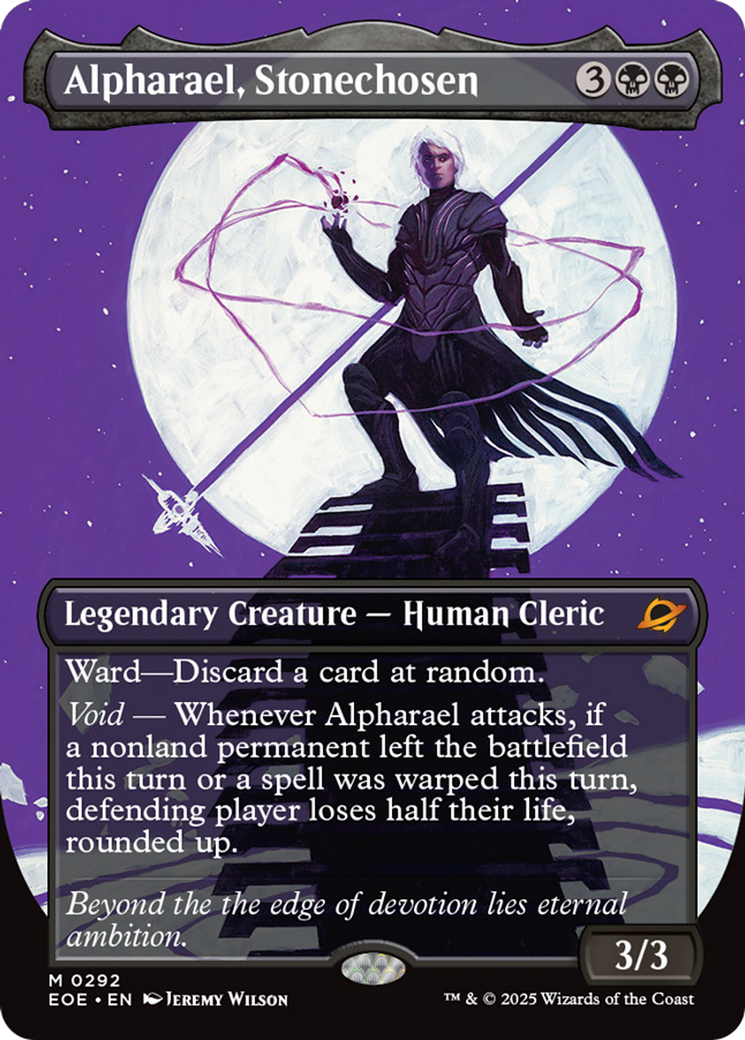 Alpharael, Stonechosen (Borderless) [Edge of Eternities] | Exor Games Truro