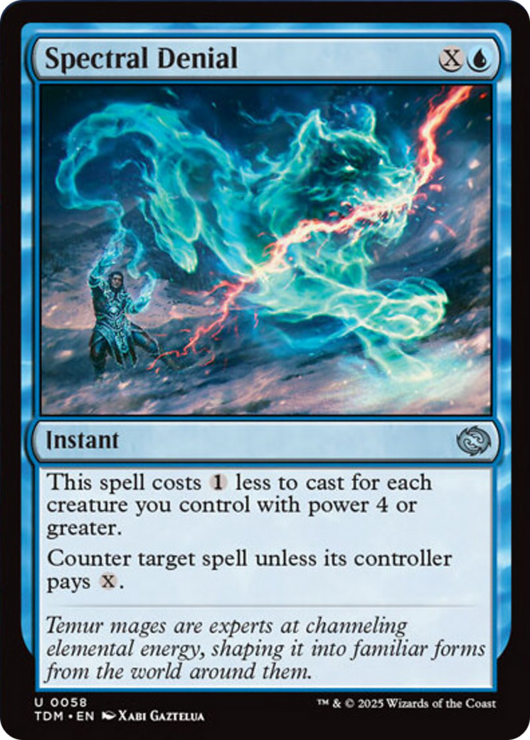 Spectral Denial [Tarkir: Dragonstorm] | Exor Games Truro
