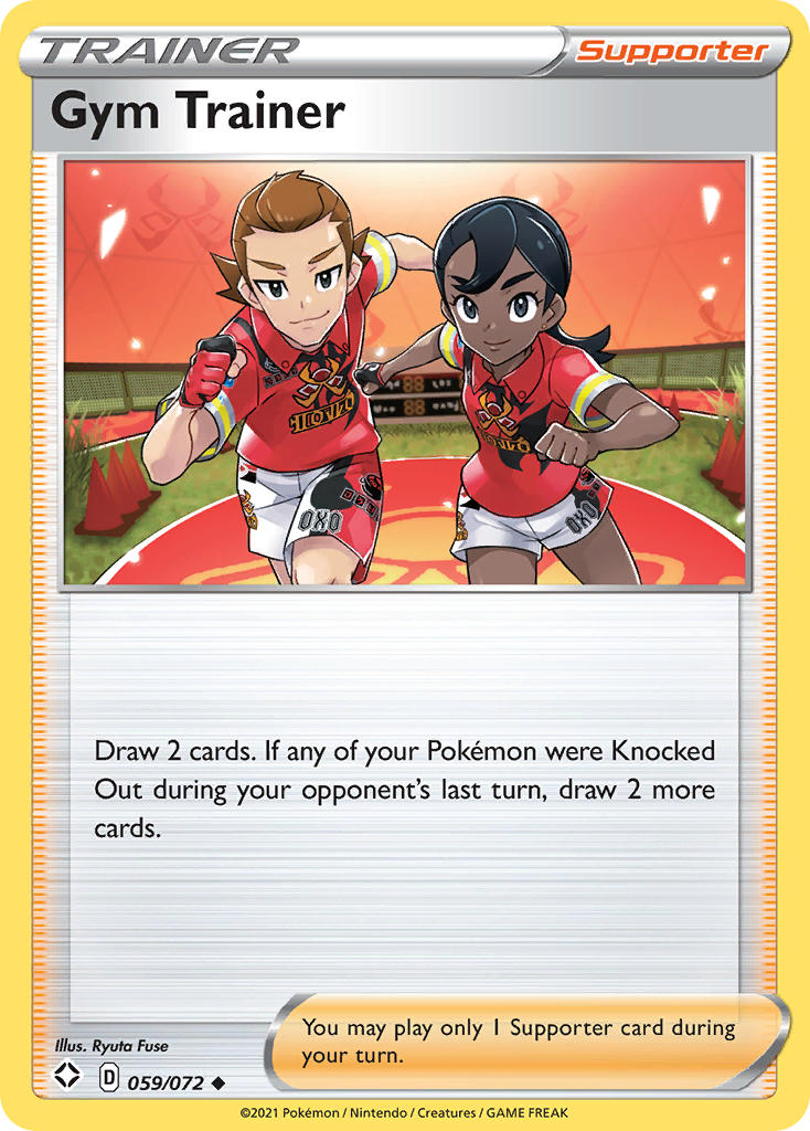 Gym Trainer (059/072) [Sword & Shield: Shining Fates] | Exor Games Truro
