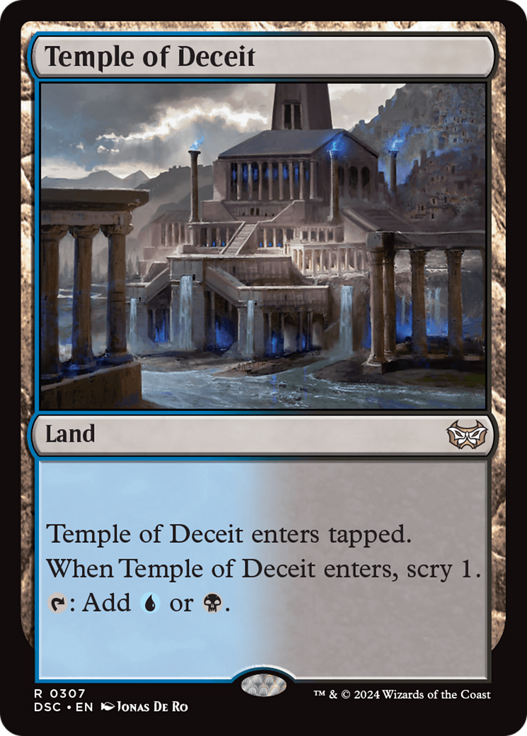 Temple of Deceit [Duskmourn: House of Horror Commander] | Exor Games Truro