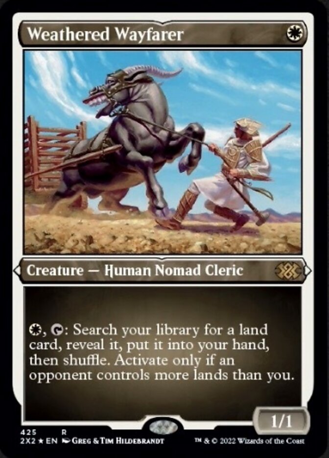 Weathered Wayfarer (Foil Etched) [Double Masters 2022] | Exor Games Truro