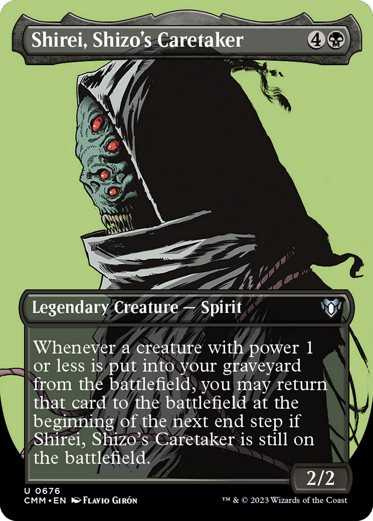 Shirei, Shizo's Caretaker (Borderless Profile) [Commander Masters] | Exor Games Truro