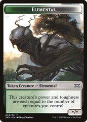 Clue // Elemental Double-Sided Token [Double Masters Tokens] | Exor Games Truro