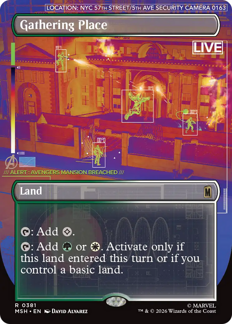 Gathering Place (Borderless) [Marvel Super Heroes] | Exor Games Truro