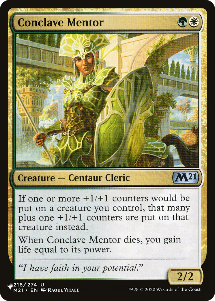 Conclave Mentor [The List Reprints] | Exor Games Truro