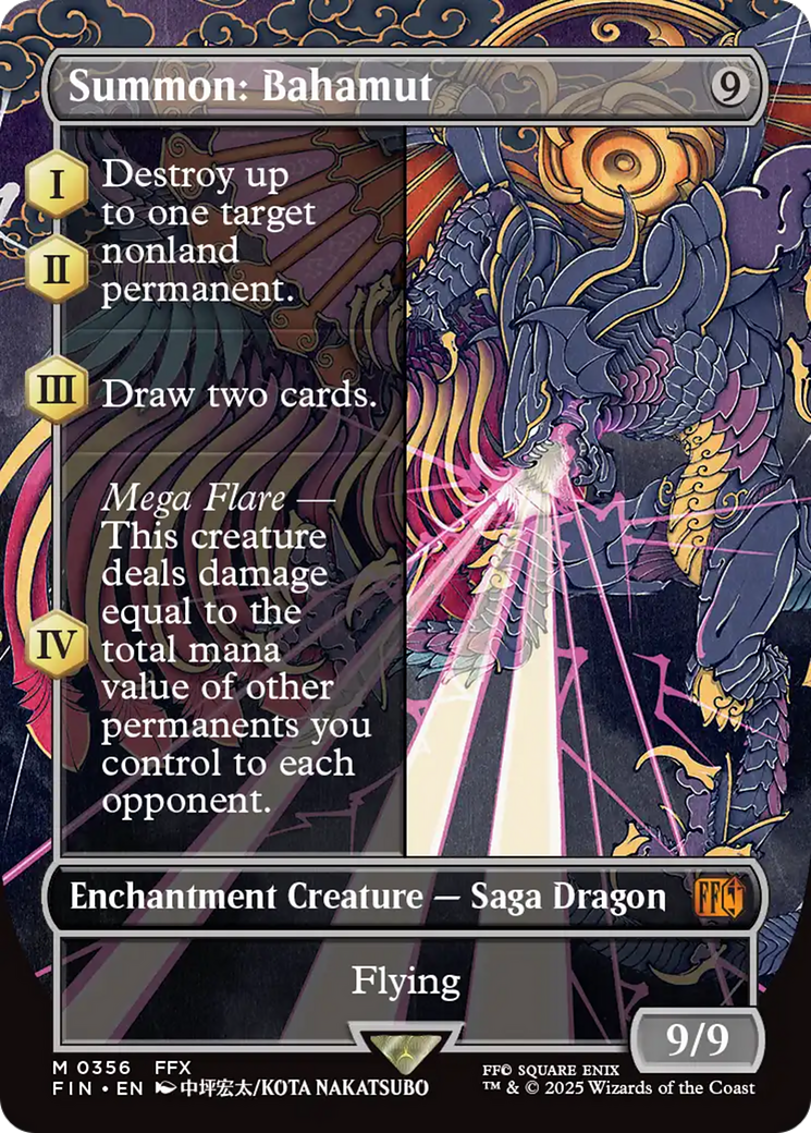 Summon: Bahamut (Borderless) [FINAL FANTASY] | Exor Games Truro