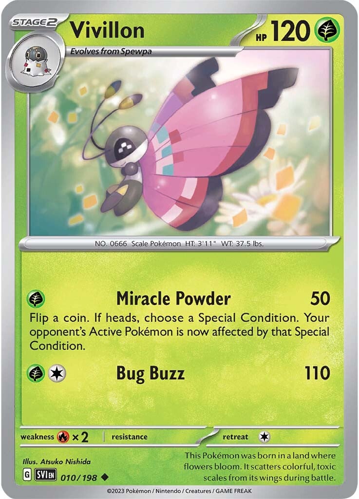 Vivillon (010/198) [Scarlet & Violet: Base Set] | Exor Games Truro