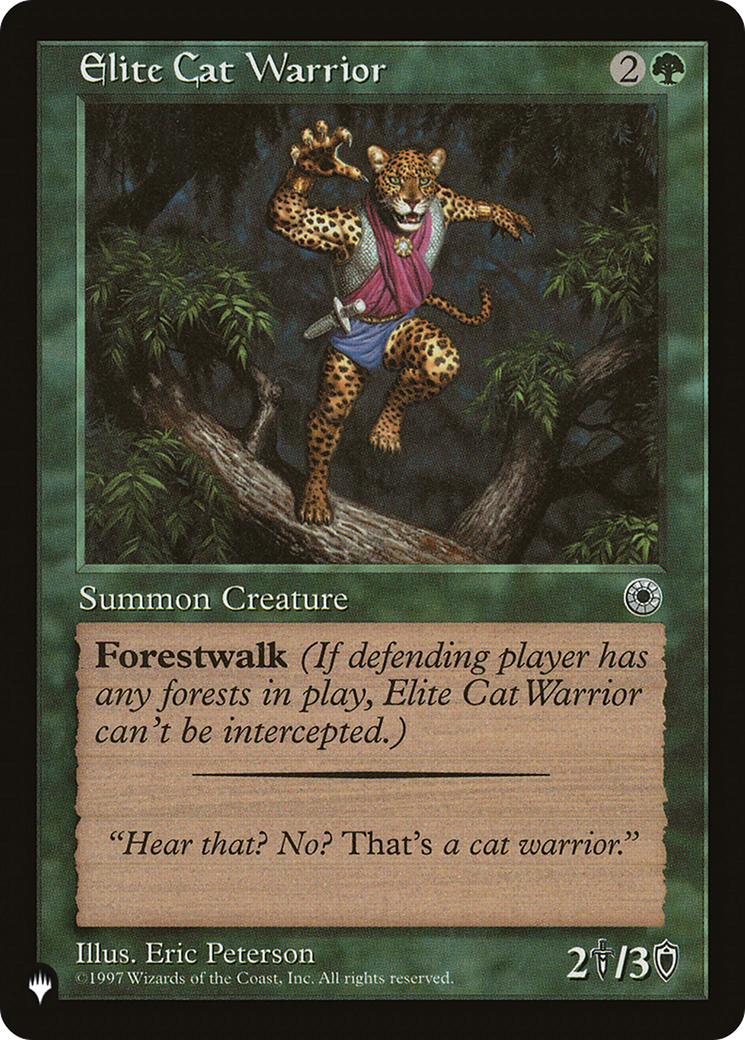 Elite Cat Warrior (Flavor Text) [The List Reprints] | Exor Games Truro