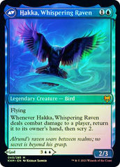 Alrund, God of the Cosmos // Hakka, Whispering Raven [Kaldheim Prerelease Promos] | Exor Games Truro