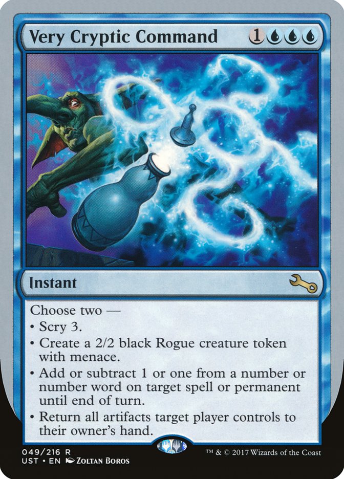 Very Cryptic Command (Scry) [Unstable] | Exor Games Truro