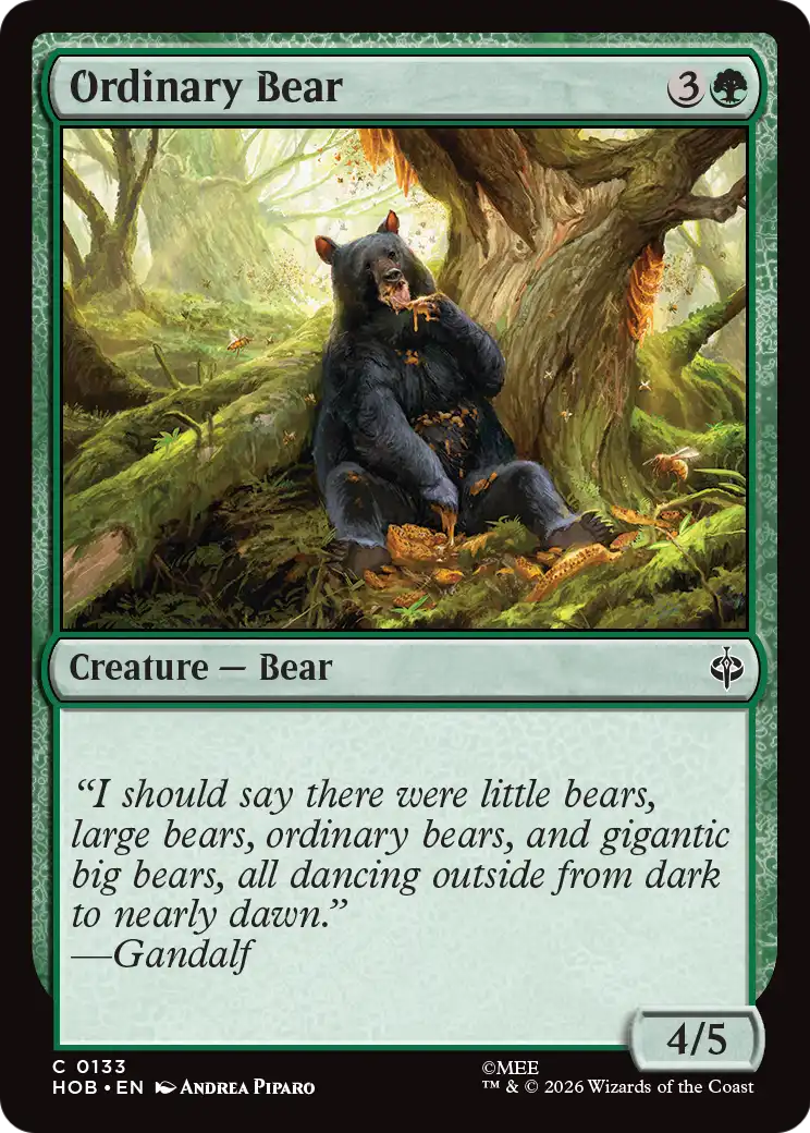 Ordinary Bear [The Hobbit] | Exor Games Truro