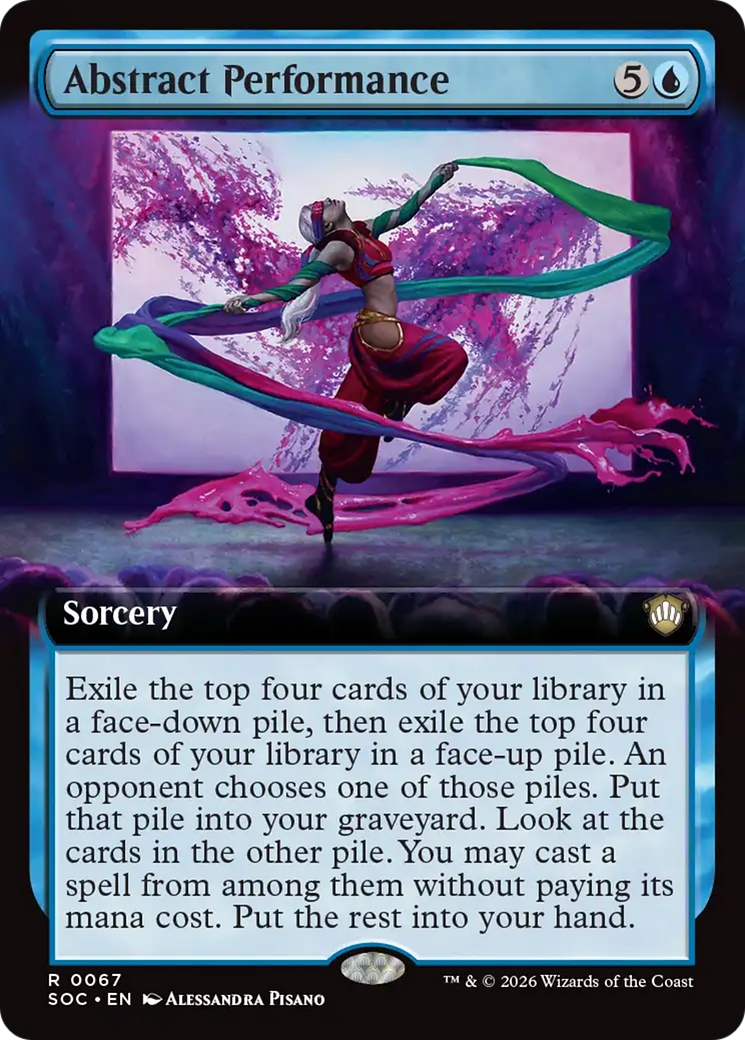 Abstract Performance (Extended Art) [Secrets of Strixhaven Commander] | Exor Games Truro