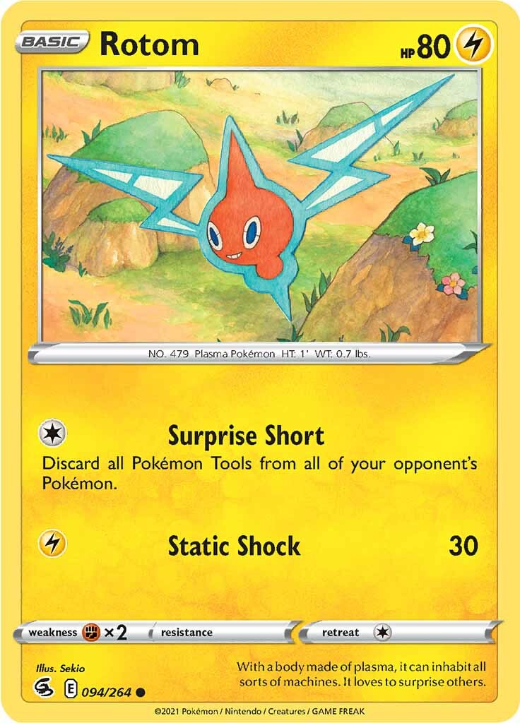 Rotom (094/264) [Sword & Shield: Fusion Strike] | Exor Games Truro