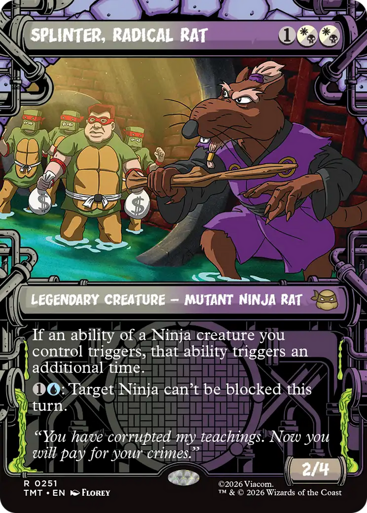 Splinter, Radical Rat (Showcase) [Teenage Mutant Ninja Turtles] | Exor Games Truro