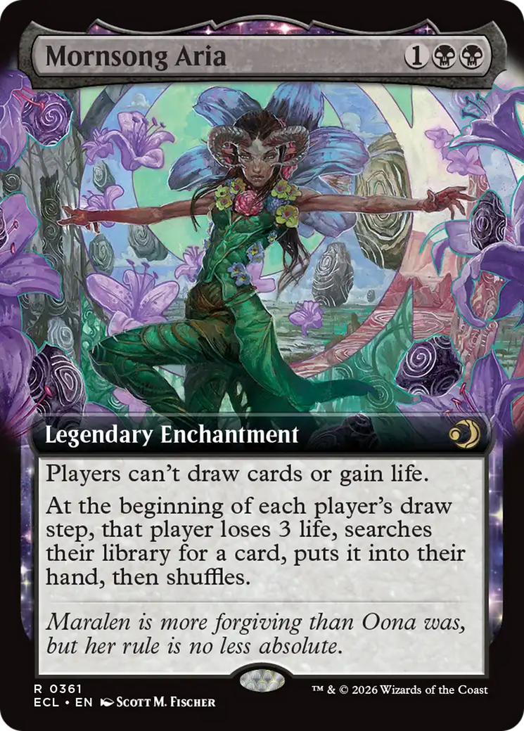 Mornsong Aria (Extended Art) [Lorwyn Eclipsed] | Exor Games Truro