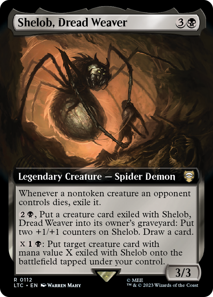 Shelob, Dread Weaver (Extended Art) [The Lord of the Rings: Tales of Middle-Earth Commander] | Exor Games Truro