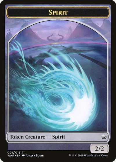 Dragon // Spirit Double-Sided Token [Challenger Decks 2020 Tokens] | Exor Games Truro