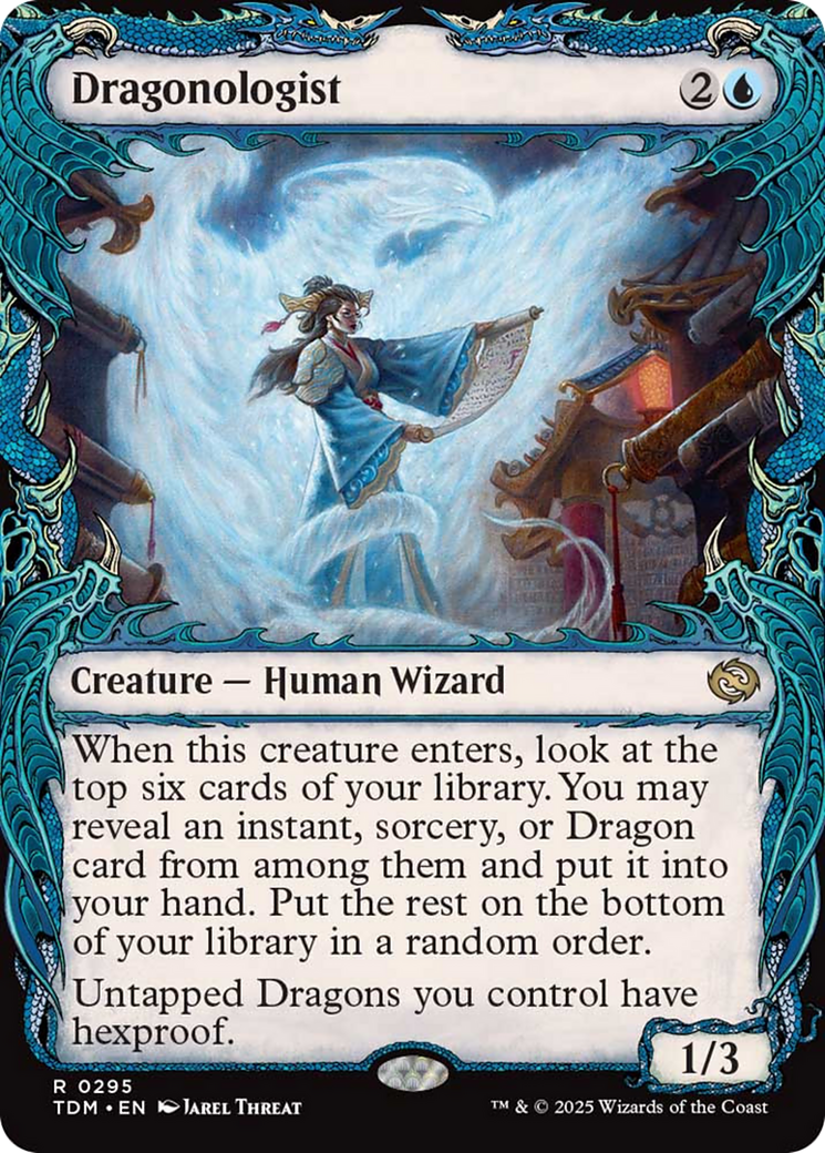 Dragonologist (Showcase) [Tarkir: Dragonstorm] | Exor Games Truro