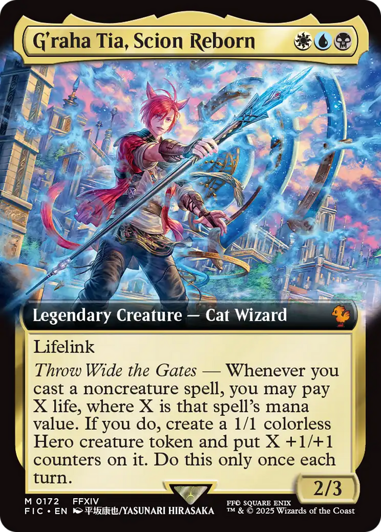 G'raha Tia, Scion Reborn (Extended Art) [FINAL FANTASY Commander] | Exor Games Truro