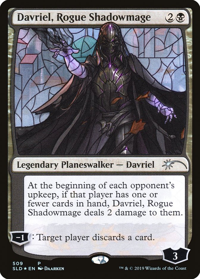 Davriel, Rogue Shadowmage (Stained Glass) [Secret Lair Drop Promos] | Exor Games Truro