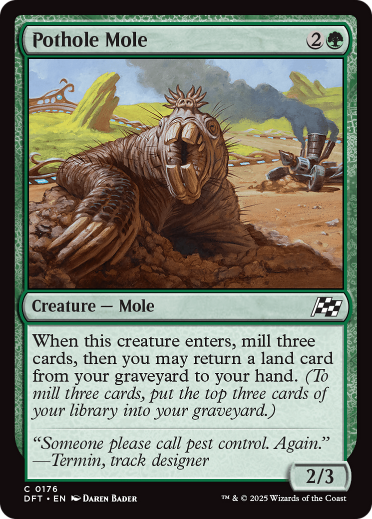 Pothole Mole [Aetherdrift] | Exor Games Truro
