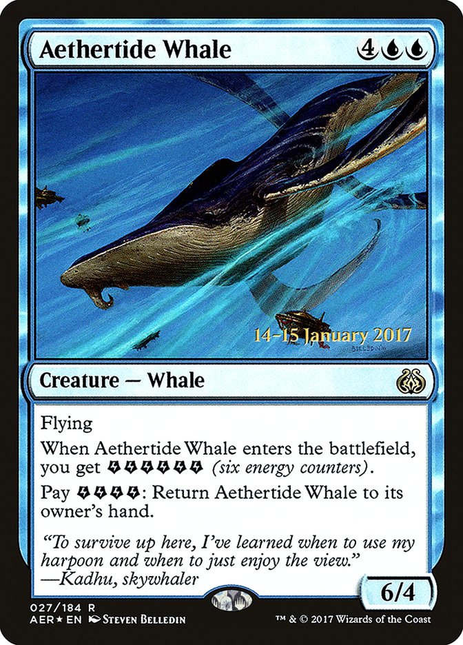 Aethertide Whale [Aether Revolt Prerelease Promos] | Exor Games Truro