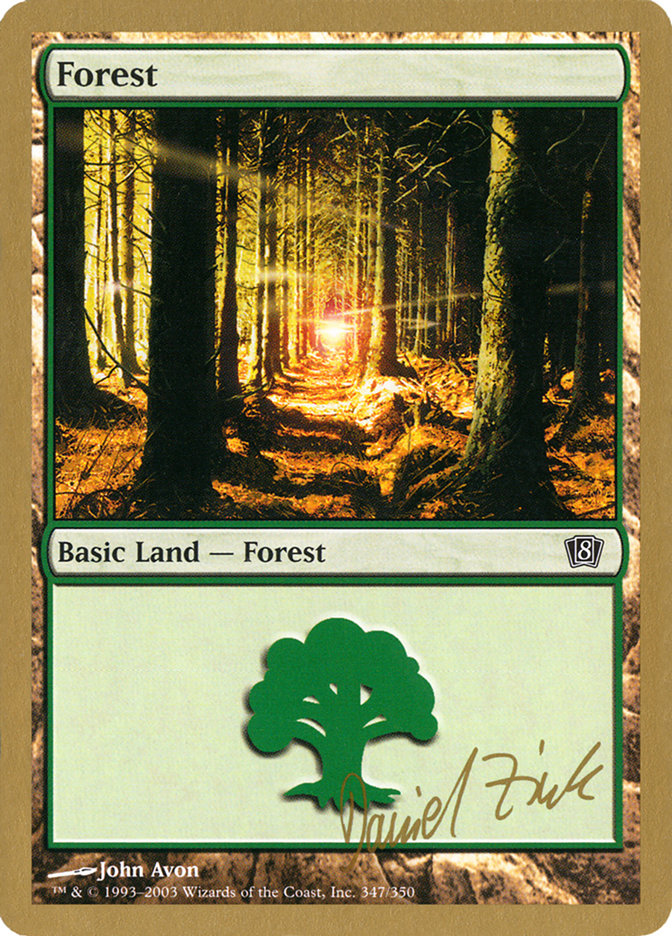 Forest (dz347) (Daniel Zink) [World Championship Decks 2003] | Exor Games Truro