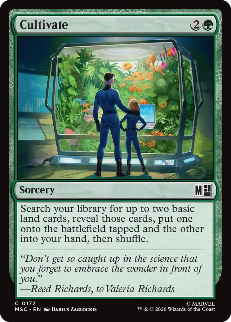 Cultivate (Surge Foil) [Marvel Super Heroes Commander] | Exor Games Truro