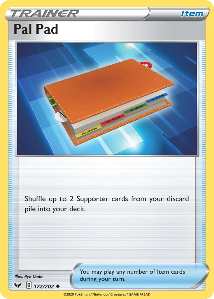 Pal Pad (172/202) [Sword & Shield: Base Set] | Exor Games Truro