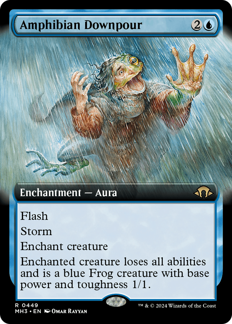 Amphibian Downpour (Extended Art) [Modern Horizons 3] | Exor Games Truro