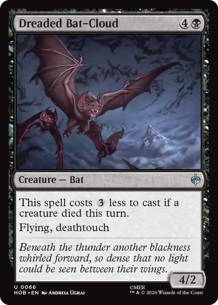 Dreaded Bat-Cloud [The Hobbit] | Exor Games Truro