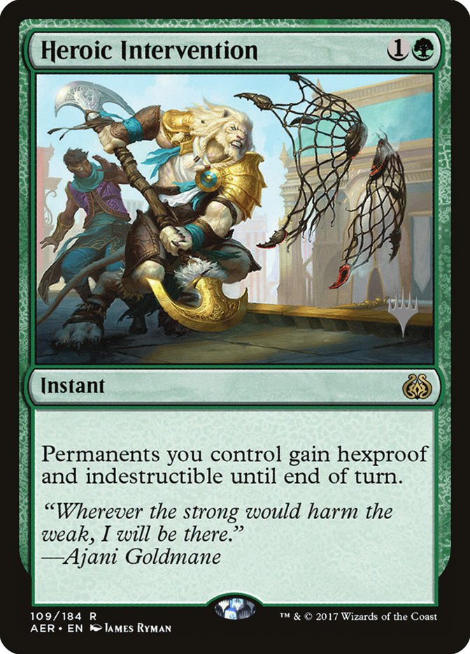 Heroic Intervention (Promo Pack) [Aether Revolt Promos] | Exor Games Truro