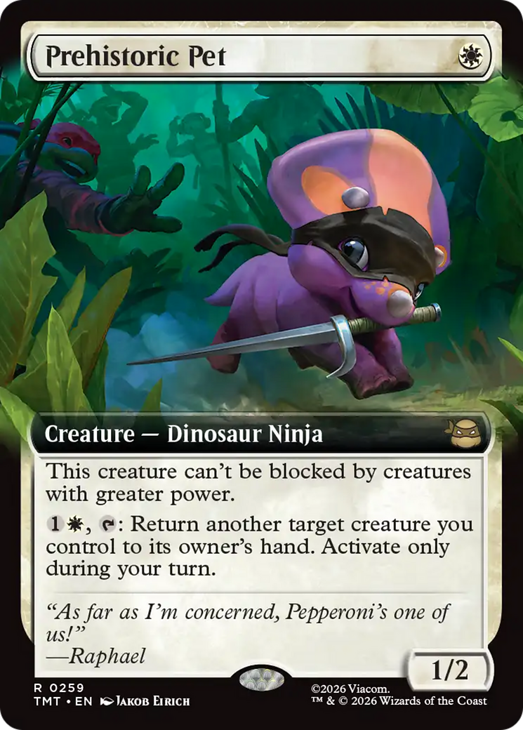Prehistoric Pet (Extended Art) [Teenage Mutant Ninja Turtles] | Exor Games Truro