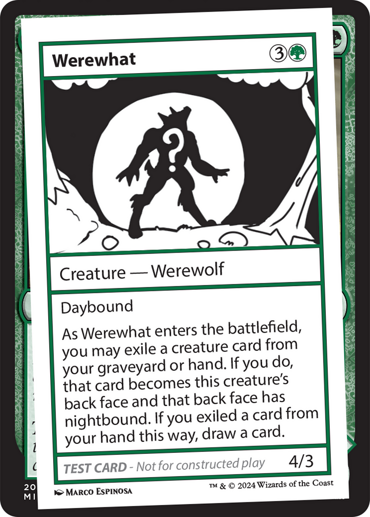 Werewhat [Mystery Booster 2 Playtest Cards] | Exor Games Truro