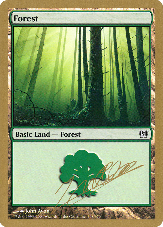 Forest (jn348) (Julien Nuijten) [World Championship Decks 2004] | Exor Games Truro