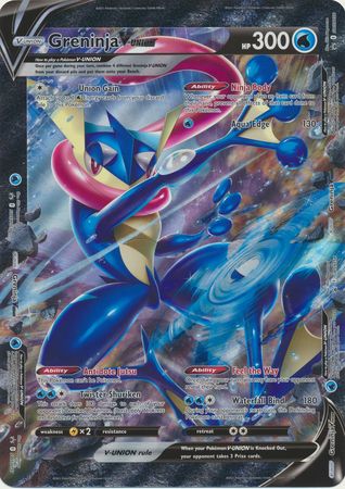 Greninja V-Union (Jumbo Card) [Sword & Shield: Black Star Promos] | Exor Games Truro