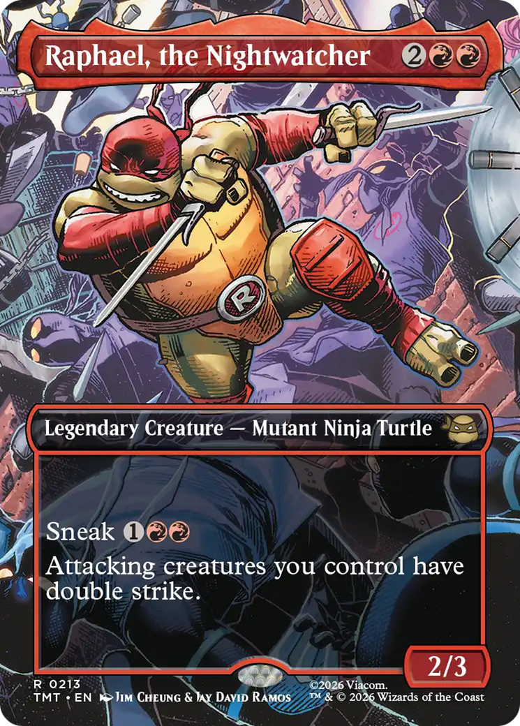 Raphael, the Nightwatcher (Borderless) [Teenage Mutant Ninja Turtles] | Exor Games Truro
