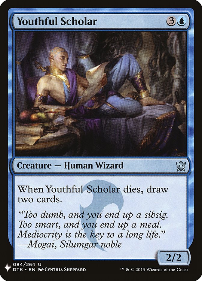 Youthful Scholar [Mystery Booster] | Exor Games Truro