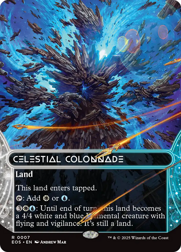 Celestial Colonnade (0007) (Borderless) [Edge of Eternities: Stellar Sights] | Exor Games Truro