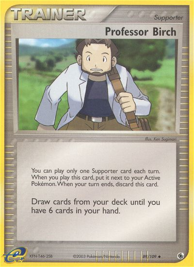 Professor Birch (89/109) [EX: Ruby & Sapphire] | Exor Games Truro