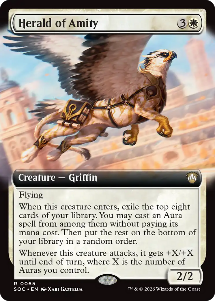 Herald of Amity (Extended Art) [Secrets of Strixhaven Commander] | Exor Games Truro