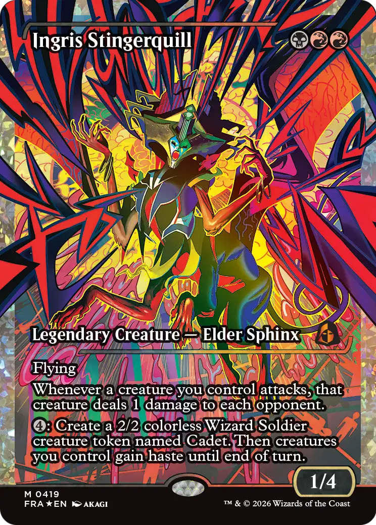 Ingris Stingerquill (Showcase) (Fracture Foil) (0419) [Reality Fracture] | Exor Games Truro
