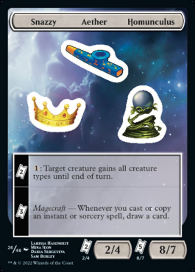 Snazzy Aether Homunculus [Unfinity Stickers] | Exor Games Truro