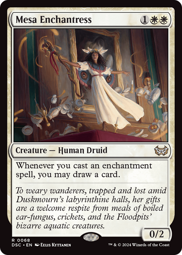 Mesa Enchantress [Duskmourn: House of Horror Commander] | Exor Games Truro