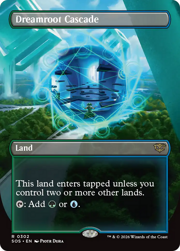 Dreamroot Cascade (Borderless) [Secrets of Strixhaven] | Exor Games Truro